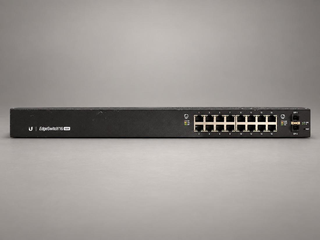 Ubiquiti EdgeSwitch 16 150W Managed PoE Switch — ES-16-150W
